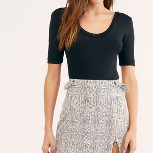 Free People Slinky Tee Bodysuit